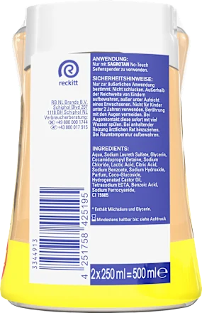 No Touch Hawaii liquid soap, refill pack (2 x 250 ml), 500 ml - Image 2