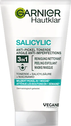 Salicylic Anti-Blemish 3-in-1 Cleansing Cream with Clay, 150 ml