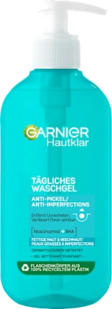 Anti-acne face wash gel, skin-clear, 200 ml