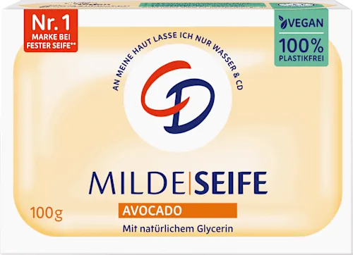 Mild soap bar with avocado, 100 g