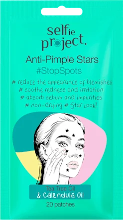 Anti Pimple Patches Pimple Stars, 20 pcs