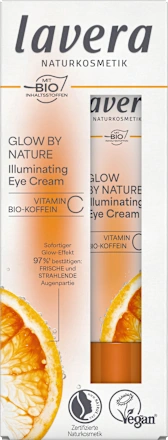 Glow by Nature eye cream with Vitamin C and organic caffeine, 15 ml