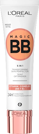 BB Cream 5in1, 24h moisturizing, medium, SPF 11, 30 ml