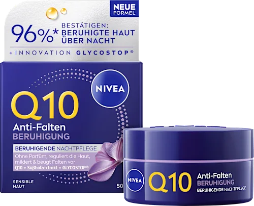 Night Cream Q10 Anti-Wrinkle Sensitive, 50 ml