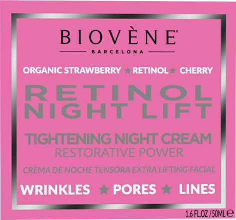 Night cream Retinol Night Lift Power Tightening, 50 ml