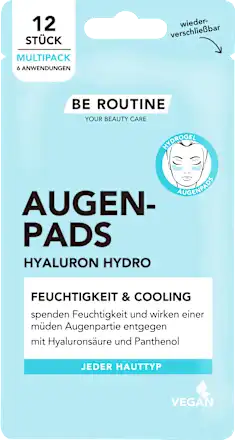 Hydrogel Hyaluronic Acid Eye Pads Multipack (6 pairs), 12 pieces
