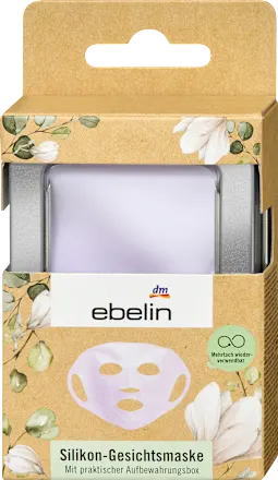 Reusable silicone face mask, 1 pc.