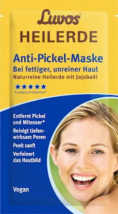 Anti-acne face mask with healing clay, 15 ml