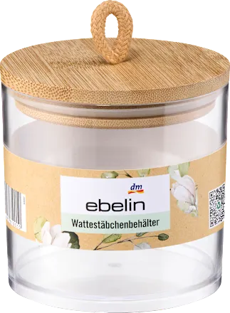 Transparent cotton swab container, 1 pc.