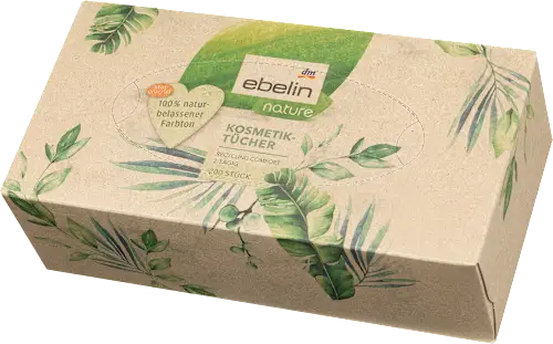 Recycled cosmetic tissues, 200 pieces