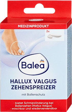 Hallux Valgus toe separators with ball of foot protection, 2 pieces