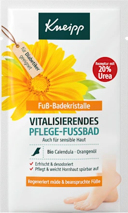 Foot bath, bath crystals Calendula & orange oil, 40 g