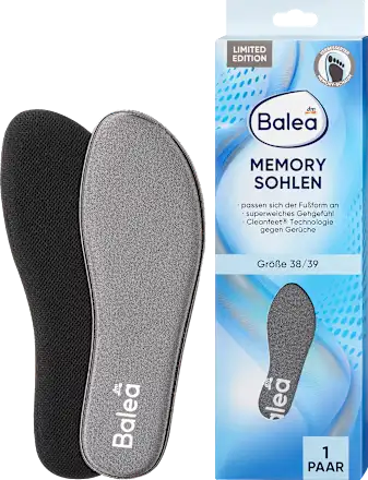 Memory foam insoles, size 38/39 (1 pair), 2 pieces