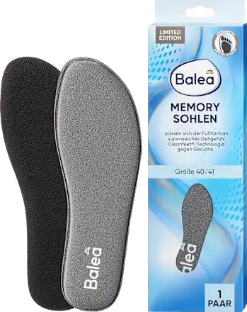 Memory foam insoles, size 40/41 (1 pair), 2 pieces