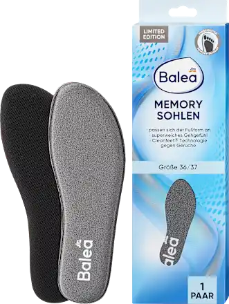Memory foam insoles, size 36/37 (1 pair), 2 pieces