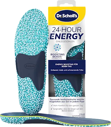 24Hour Energy insoles, sizes 35-40 (1 pair), 2 pieces