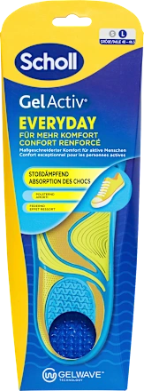 GelActiv Everyday insoles, sizes 40-46.5 (1 pair), 2 pieces