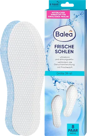 White insoles, size 39-41 (8 pairs), 16 pieces
