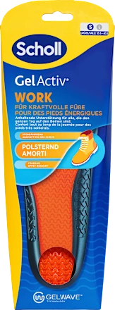 GelActiv Work insoles, size 35.5 - 40.5 (1 pair), 2 pieces