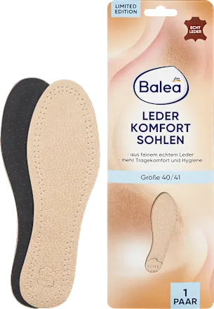 Leather insoles, size 40/41 (1 pair), 2 pieces