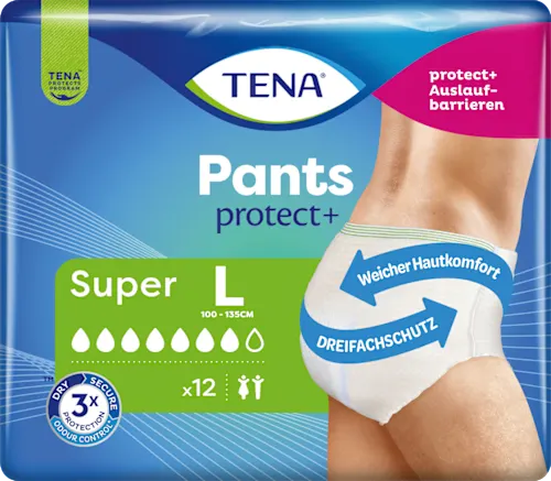 Incontinence Pants, Super Size L, 12 pieces