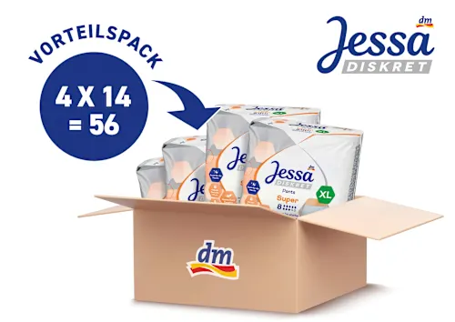 Incontinence Pants Super Size XL Value Pack (4x14 pcs), 56 pcs