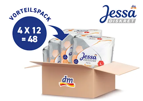 Incontinence Pants Super Size L Value Pack (4x12 pcs), 48 pcs