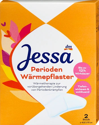 Period heat patches, 2 pieces
