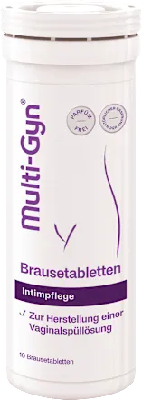 Effervescent tablets for vaginal douching, 10 tablets