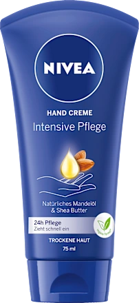 Intensive hand cream with natural almond oil and shea butter, 75 ml