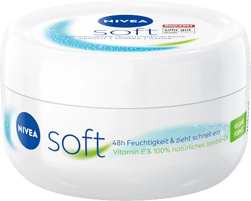 Soft moisturizing cream in a jar, 200 ml