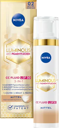 CC Creme Luminous 630 Tinted Fluid Medium SPF 30, 40 ml