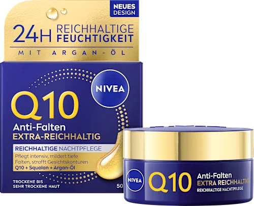 Rich Q10 Anti-Wrinkle Night Cream, 50 ml