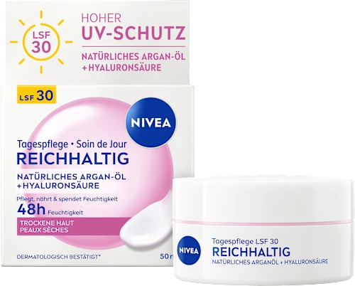 Rich face cream for dry skin, 50 ml
