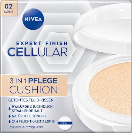 Tinted facial fluid 3-in-1 Hyaluronic Acid Cellular Filler (Medium) SPF 15, 15 g