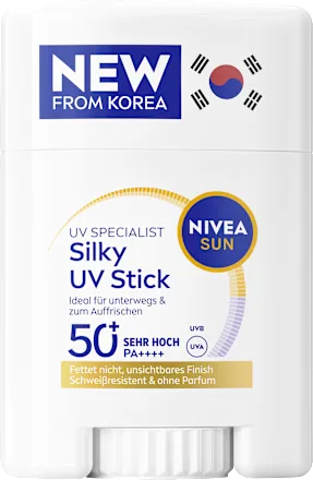 Sunscreen stick for face, silky UV stick, SPF 50+, 15 g