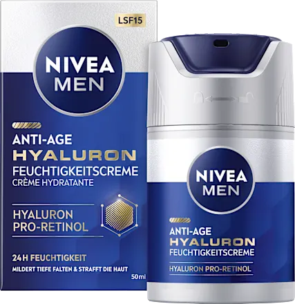 Anti-aging face cream with hyaluronic acid, 50 ml