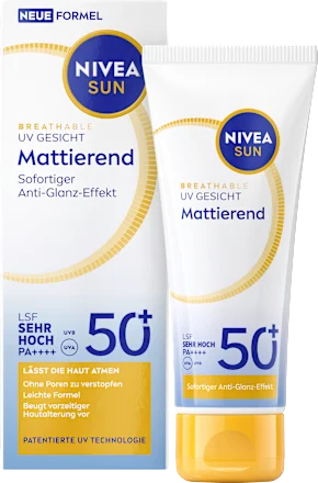 Mattifying facial sunscreen fluid, SPF 50+, 40 ml
