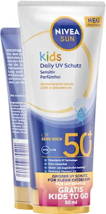 Sunscreen for Kids Sensitive SPF 50+ & Sunscreen SPF 30, 1 pc.