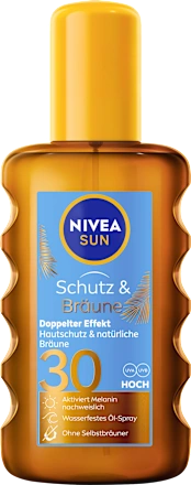 Sun oil spray for protection and tanning, SPF 30, 200 ml