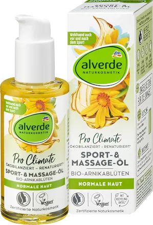 Arnica flower body oil, sports & massage, 100 ml