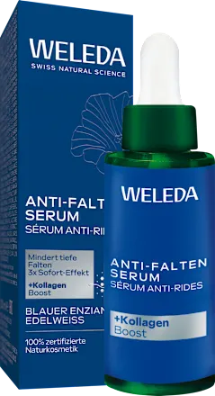 Anti-wrinkle serum with blue gentian and edelweiss, 30 ml