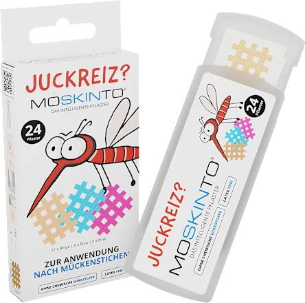 Mosquito bite plasters for immediate relief, 24 pieces Medical device