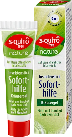Insect bite gel for kids, immediate relief with herbs, natural, 15 ml