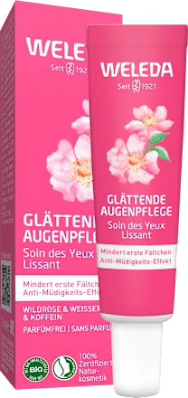 Smoothing eye cream with wild rose formula, 12 ml