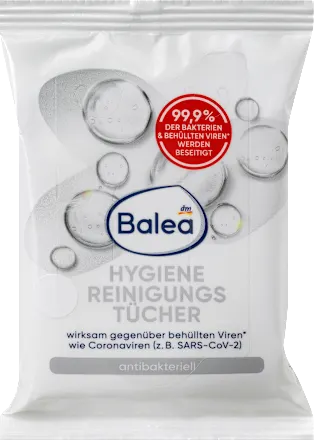 Hygiene cleaning wipes, travel size, 10 pieces