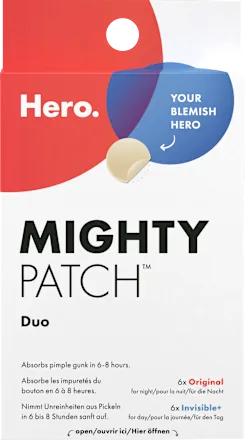 Anti pimple patches Mighty Patch Duo, 12 pcs
