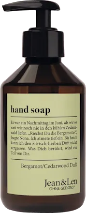 Liquid soap bergamot & cedarwood, 250 ml