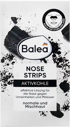 Nose strips with activated charcoal, 3 pieces