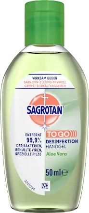 Hand sanitizer gel chamomile & lotus, travel size, 50 ml